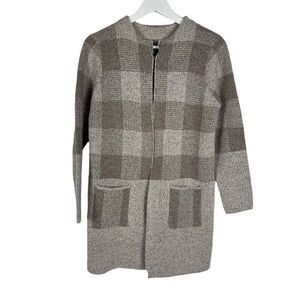 Yaira Womens Petite Small Long Sleeve Cardigan Sweater